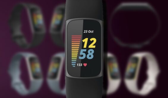 Варианты цвета Fitbit Charge 5, детали дизайна поверхности в официальных рендерах