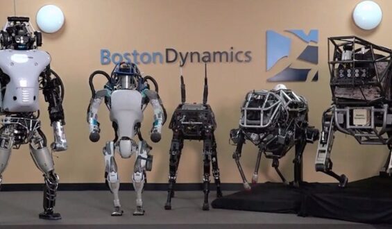 Робот-собака Boston Dynamics, оснащенная искусственным интеллектом