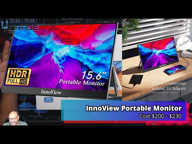 Портативный монитор InnoView с диагональю 15,8 дюйма