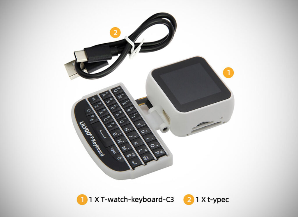 Мини-компьютерный комплект LilyGo T Watch Keyboard C3