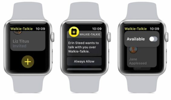 Как использовать Walkie Talkie на Apple Watch