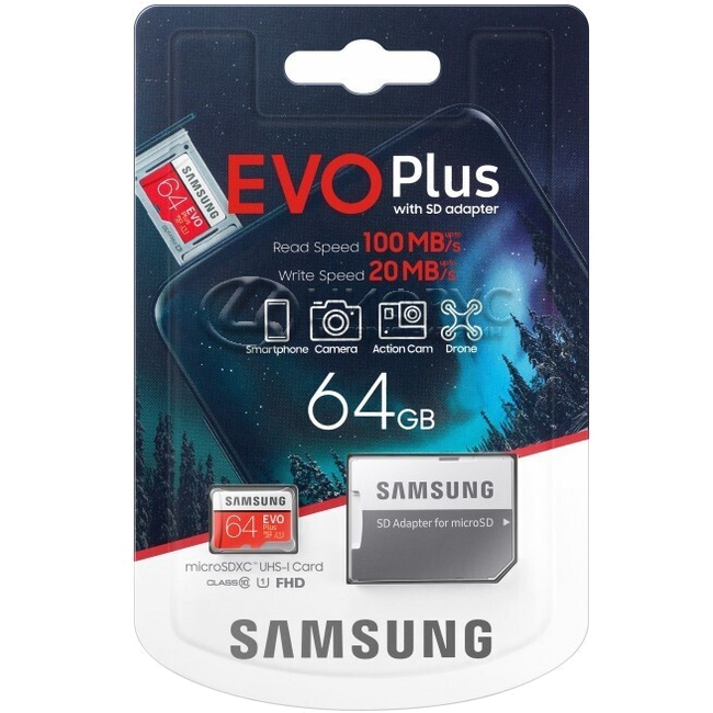 Новые карты памяти microSD Samsung EVO Select и EVO Plus