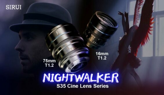 Объективы для фотоаппаратов SIRUI Night Walker 16 мм и 75 мм T1.2 S35